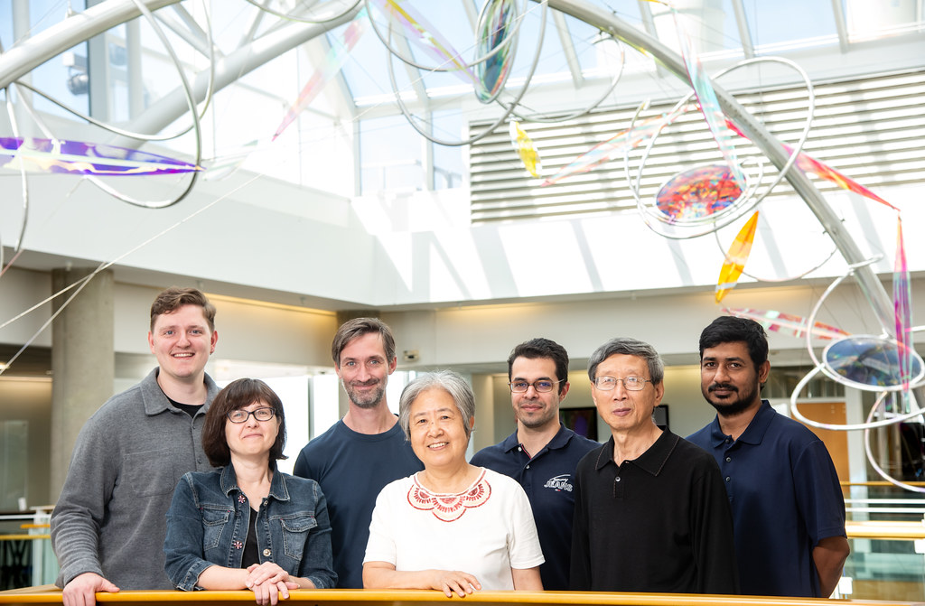 Group picture of the Marc Libault lab members at Bond LSC.