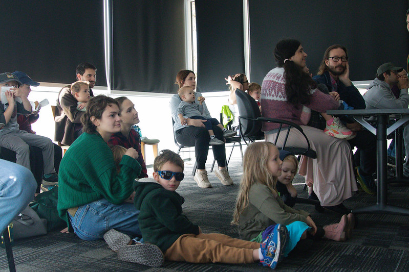 Audience at Saturday Morning Science